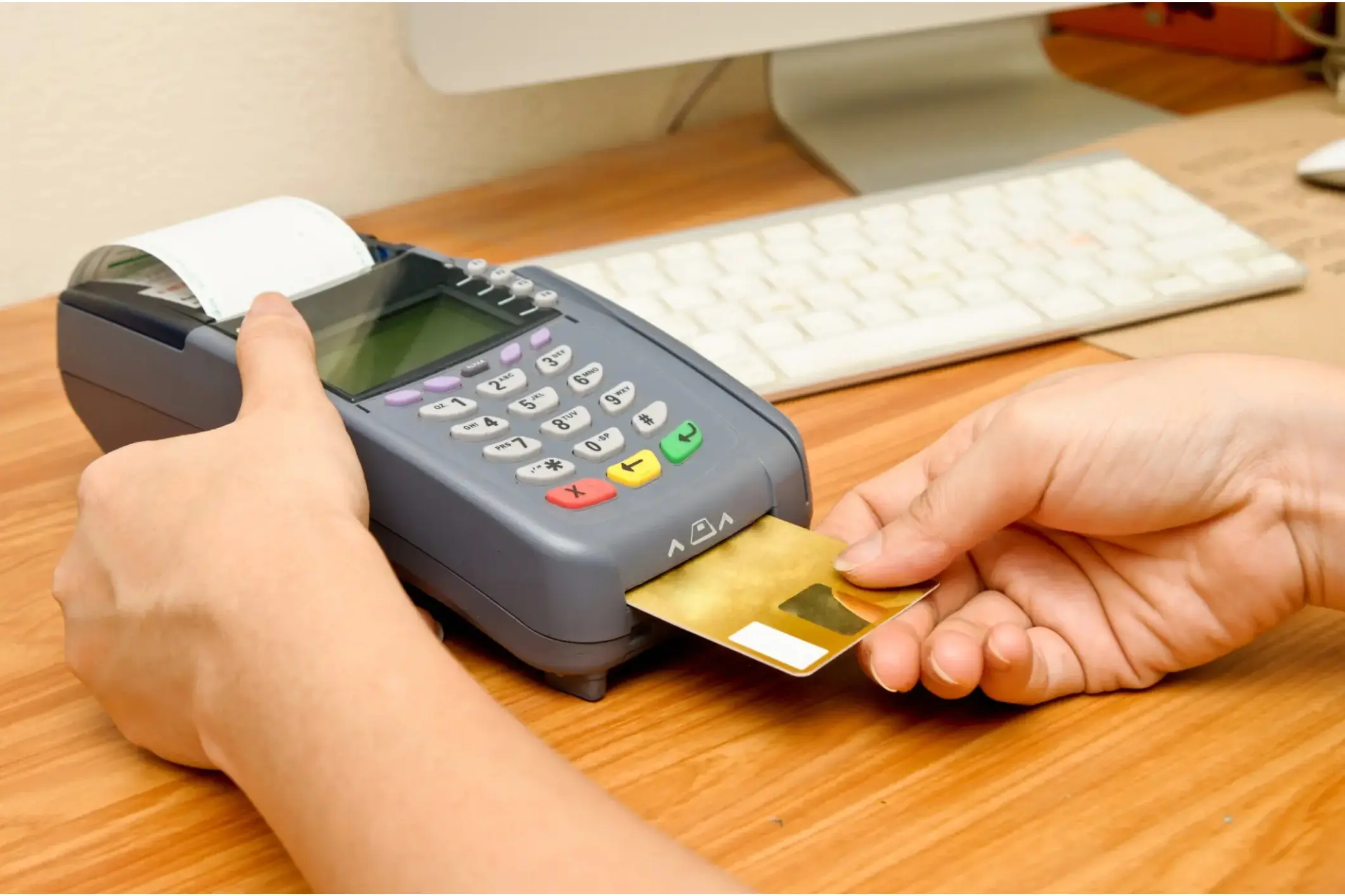 Modern POS payment terminal