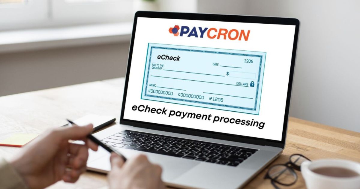 eCheck payment processing