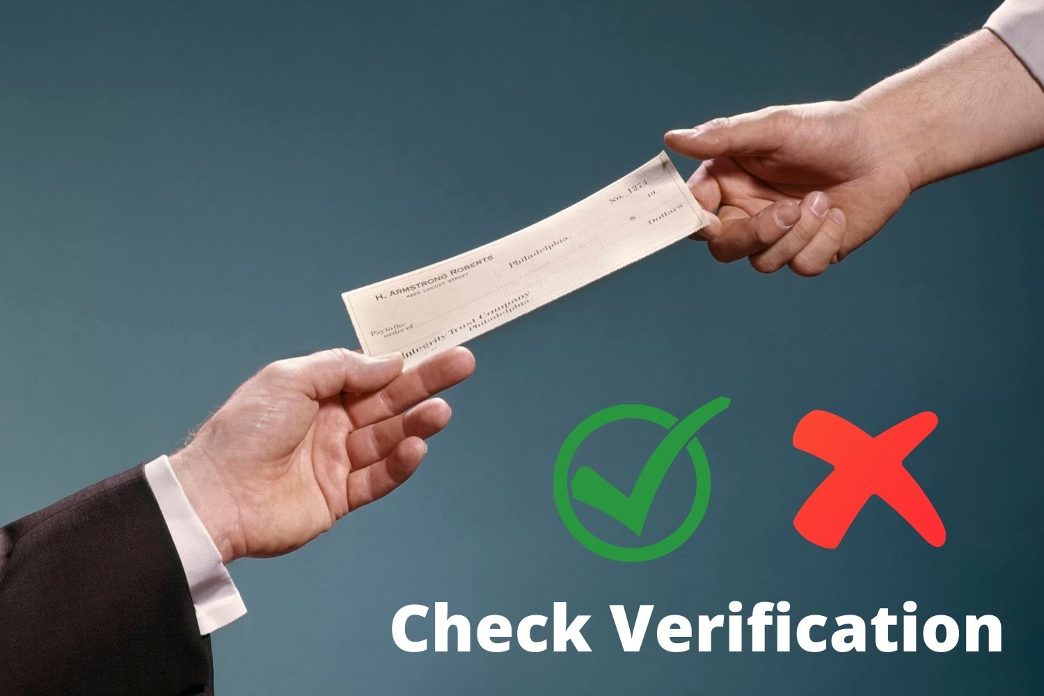check verification